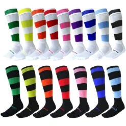 Ziland Team Hooped Football Socks