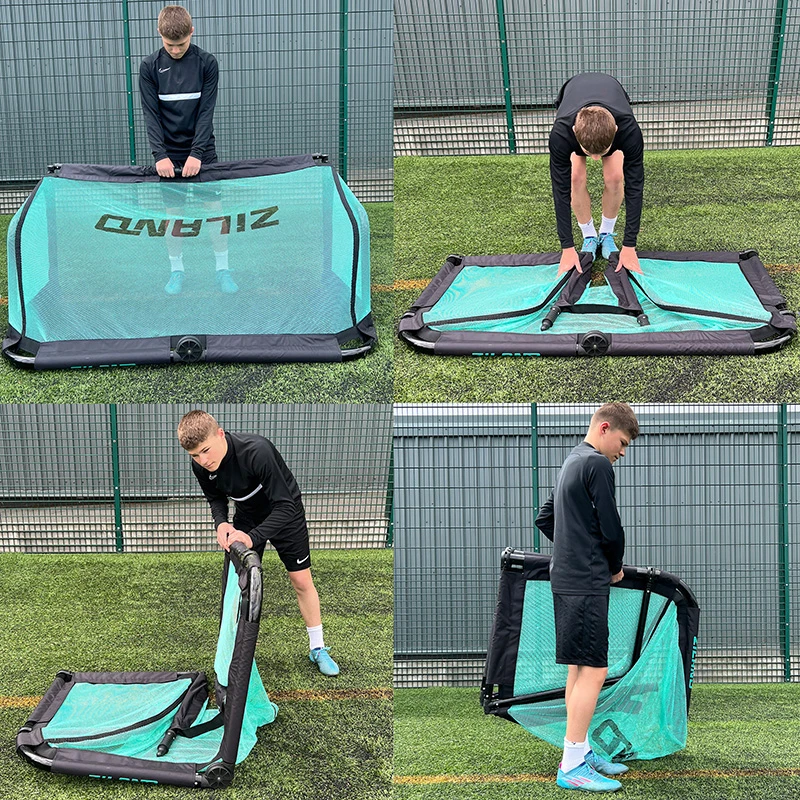 Ziland Aluminium Folding Football Goal - Image 5